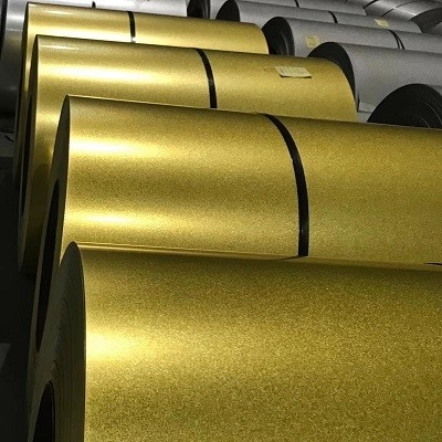 Холоднокатаная катушка с полимерным покрытием DC51D PPGL Prepainted Galvalume Steel Coil