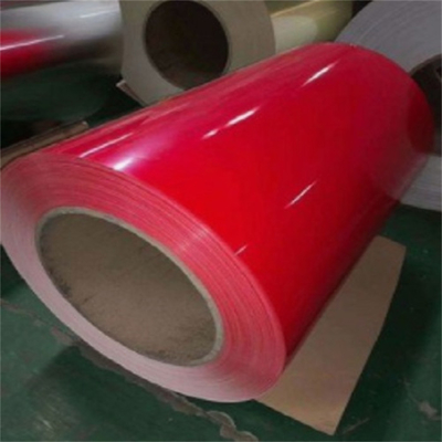 Красная покрывая Prepainted катушка 15um/7um GI Z80 стальная для загородки SGCC стены