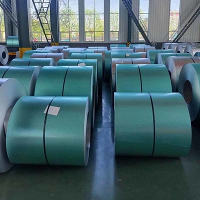 Синяя катушка из стали Galvalume 600 - 1500mm Az30 - Az150g/M2 12-30% Удлинение