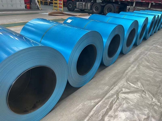 Синяя SGLCC Galvalume Steel Coil с антиотпечатками пальцев для крыши
