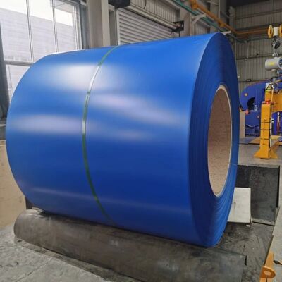 SMP покрытый AZ150 PPGL Galvalume Steel Coil для экономически эффективных складов