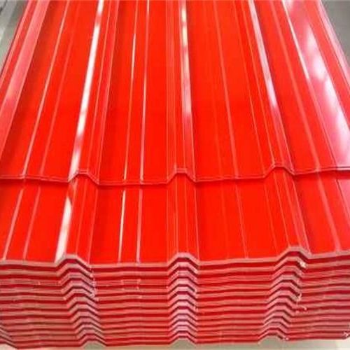 Склад рифленых листов GI 610MM покрытый цветом