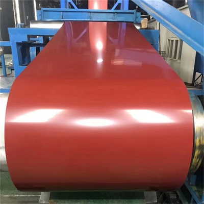 Красная покрывая Prepainted катушка 15um/7um GI Z80 стальная для загородки SGCC стены