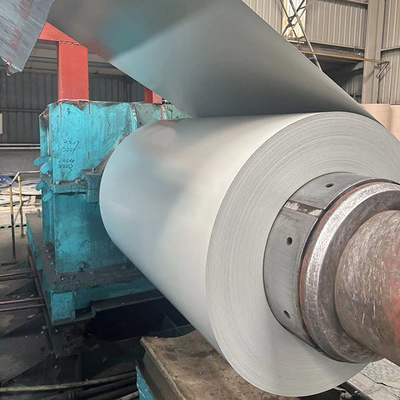 PPGL JISG3322 Стальная катушка Белое PE покрытие 600-1250 мм AZ50 Цинк