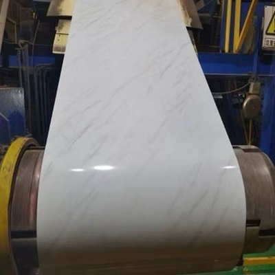 Стандартная катушка из стальной пластины Galvalume с покрытием цинком AZ30-AZ150g/m2 Хромированная поверхность